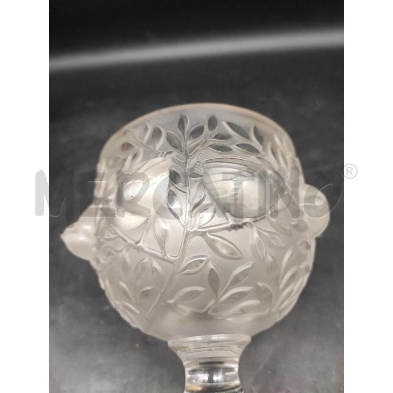 VASO VETRO UCCELLI LALIQUE  | Mercatino dell'Usato Roma gregorio vii 3