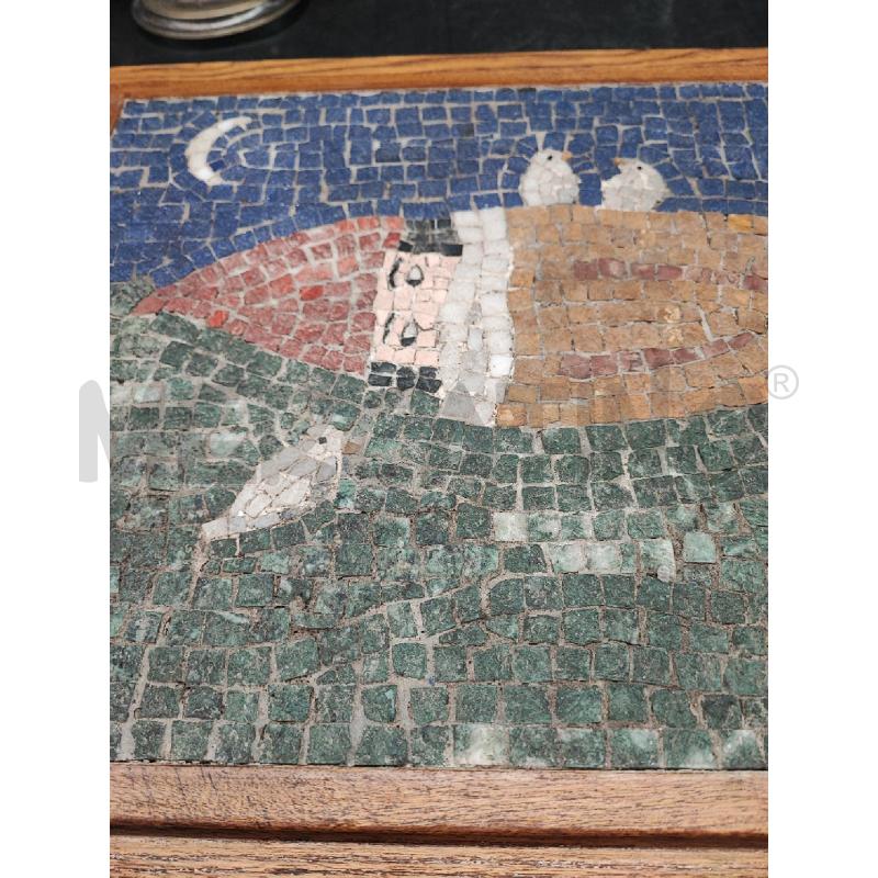 VASSOIO MOSAICO GNOMO CHE DORME  | Mercatino dell'Usato Roma gregorio vii 2