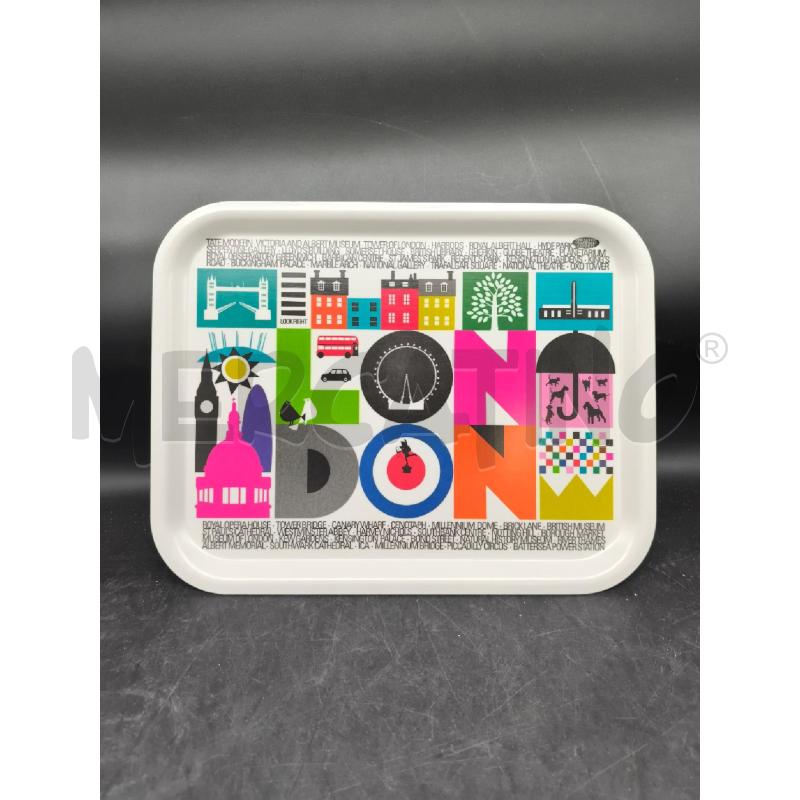 VASSOIO PLASTICA LONDON DESIGN  | Mercatino dell'Usato Roma gregorio vii 1