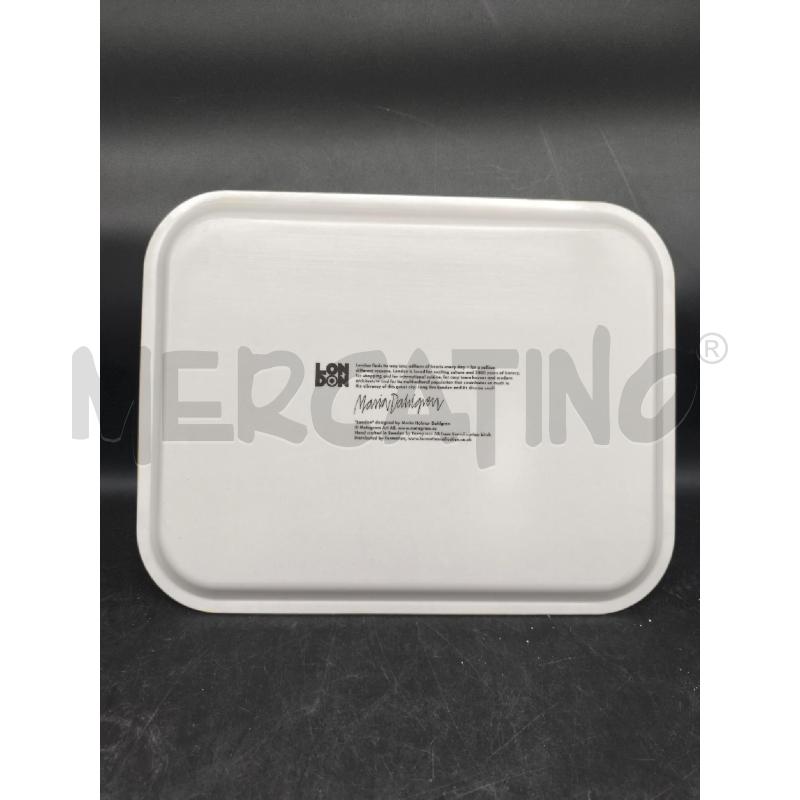VASSOIO PLASTICA LONDON DESIGN  | Mercatino dell'Usato Roma gregorio vii 2