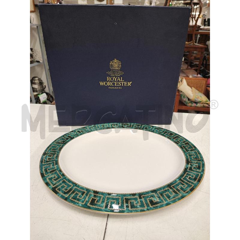 VASSOIO ROYAL WORCHESTER DECORO VERDE  | Mercatino dell'Usato Roma gregorio vii 1