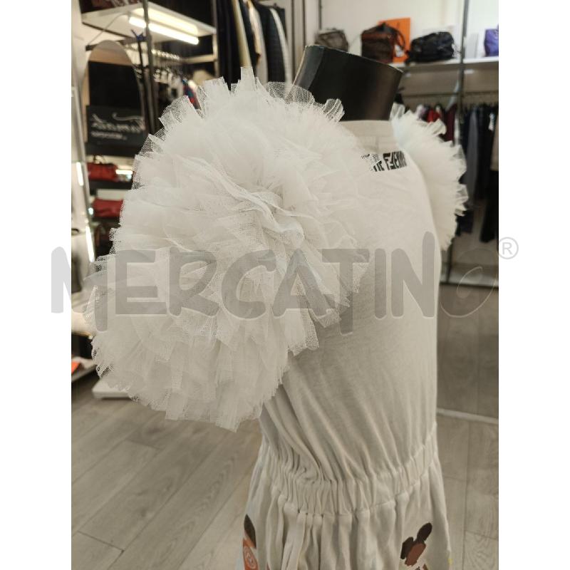 VESTITO BAMBINA FENDI BIANCO STAMPE OMINI | Mercatino dell'Usato Roma gregorio vii 2
