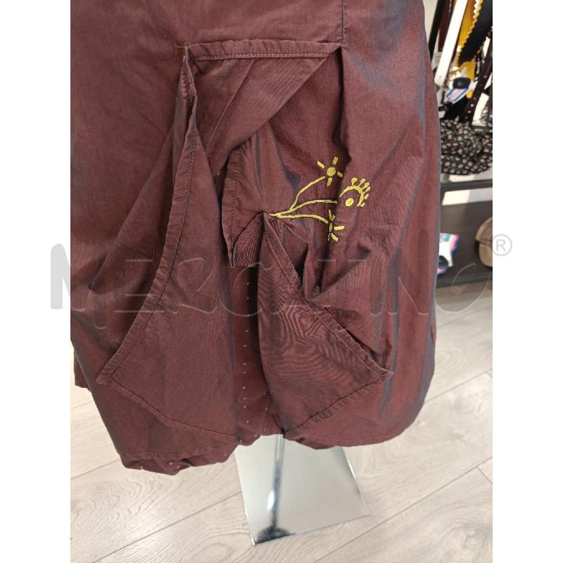 VESTITO BAMBINA LILITH BRONZO RICAMI GIALLI POIS  | Mercatino dell'Usato Roma gregorio vii 2