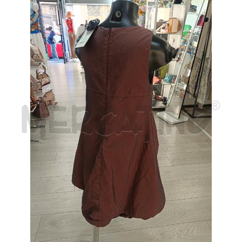 VESTITO BAMBINA LILITH BRONZO RICAMI GIALLI POIS  | Mercatino dell'Usato Roma gregorio vii 3