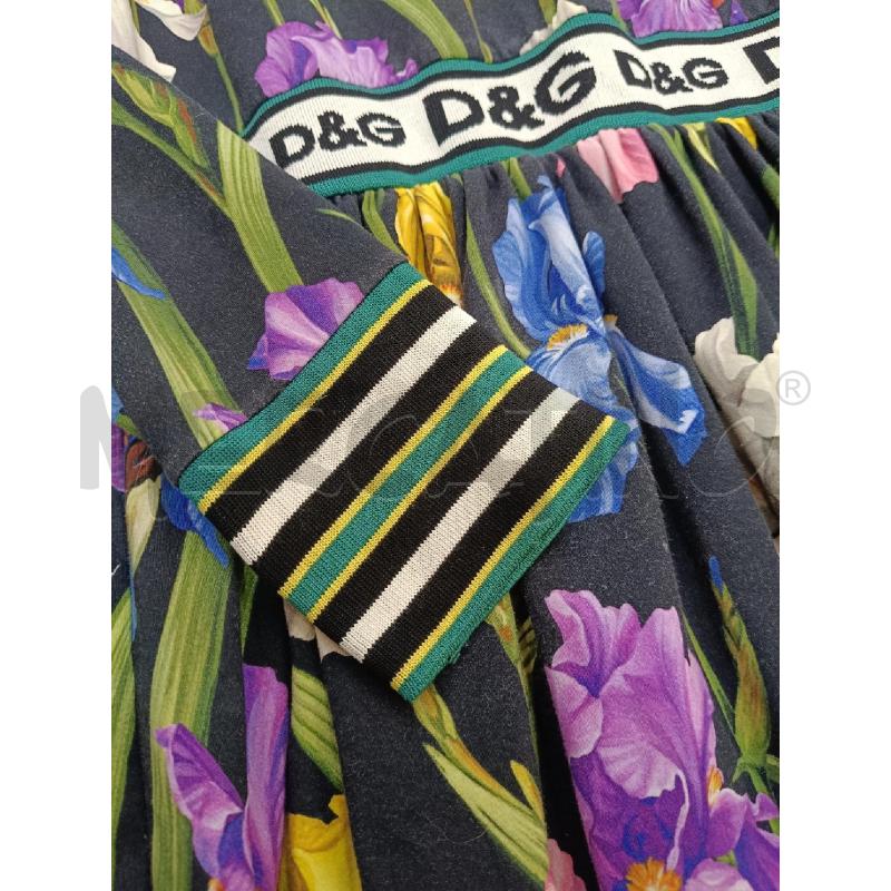 VESTITO DOLCE GABBANA FIORI SFONDO NERO | Mercatino dell'Usato Roma gregorio vii 3