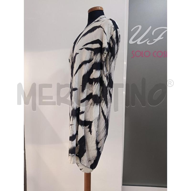 VESTITO DONNA ALEXANDER MCQUEEN BIANCO STELLE NERE SETA | Mercatino dell'Usato Roma gregorio vii 2