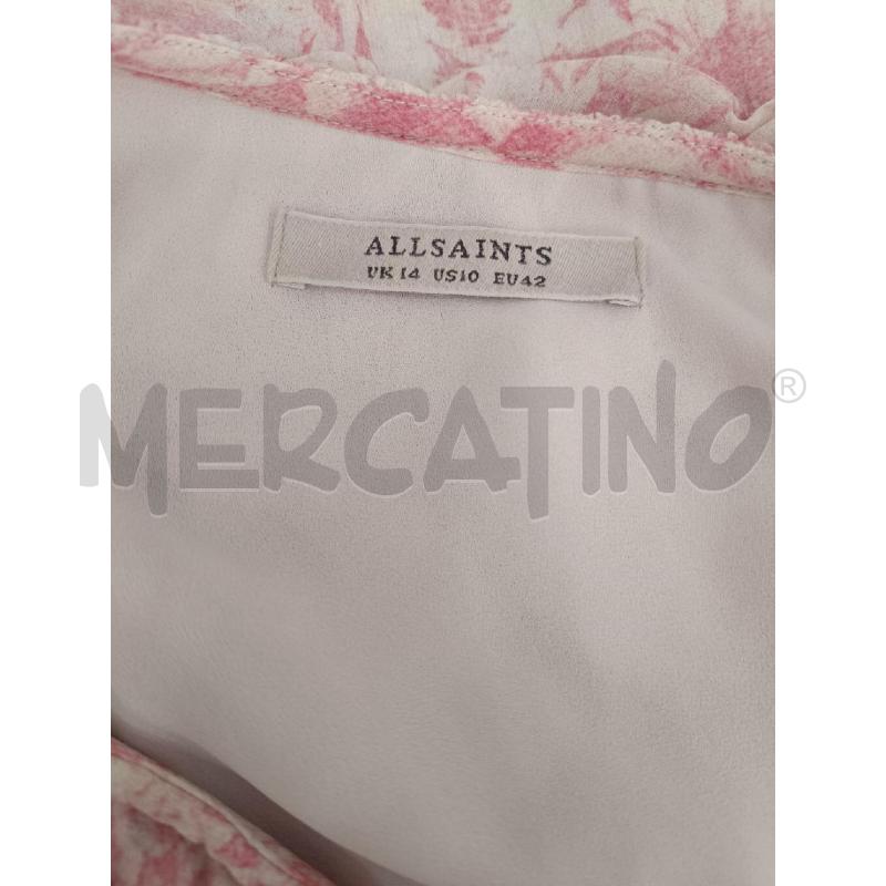 VESTITO DONNA ALL SAINT ROSA | Mercatino dell'Usato Roma gregorio vii 4
