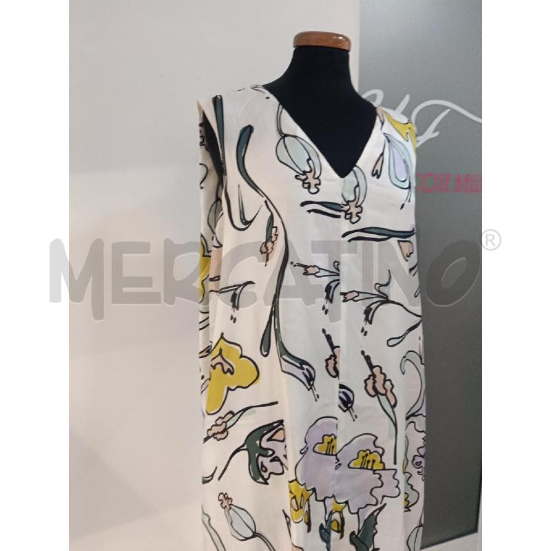 VESTITO DONNA ALYSI BIANCO FIORI | Mercatino dell'Usato Roma gregorio vii 2