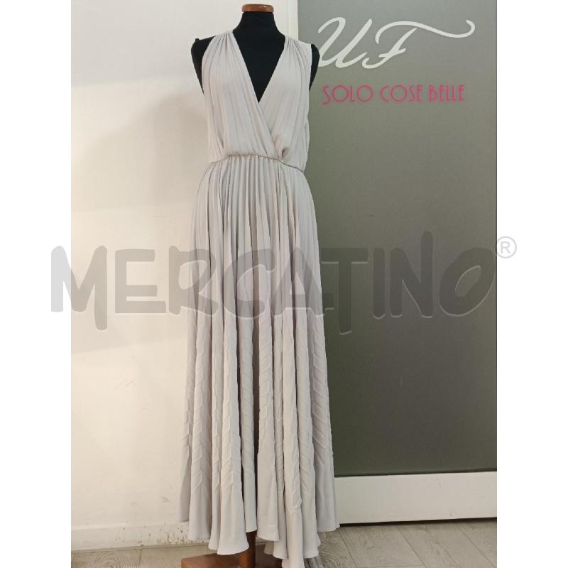VESTITO DONNA BEATRICE B GRIGIO PLISSETTATO | Mercatino dell'Usato Roma gregorio vii 1