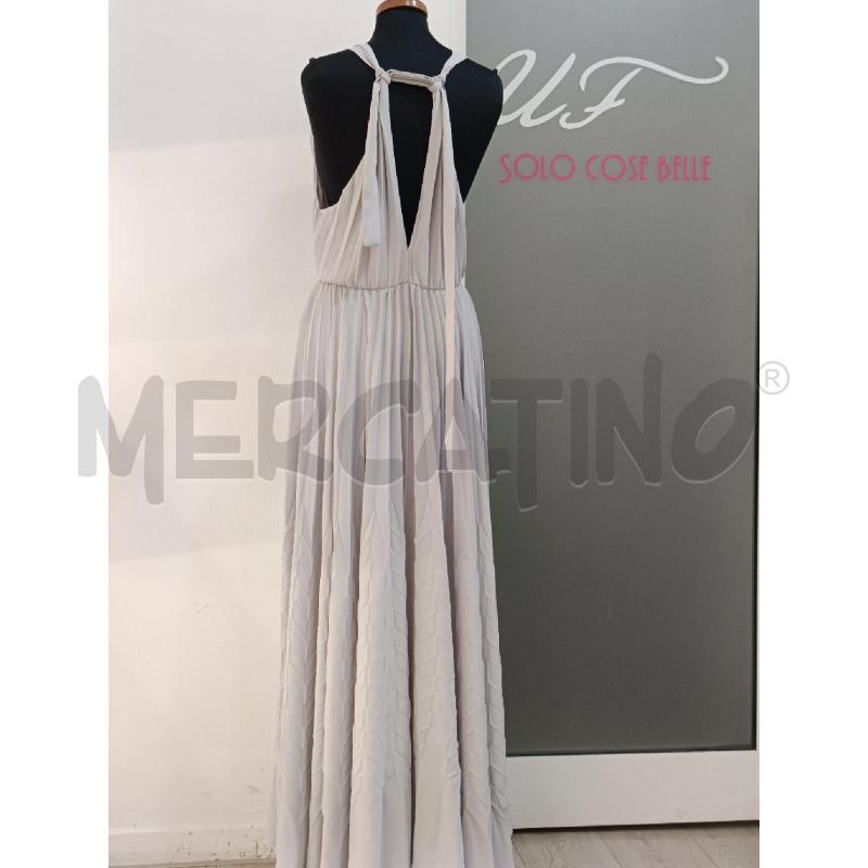VESTITO DONNA BEATRICE B GRIGIO PLISSETTATO | Mercatino dell'Usato Roma gregorio vii 3