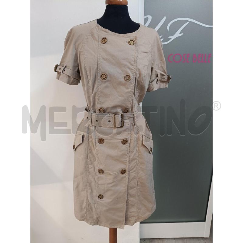 VESTITO DONNA BURBERRY BEIGE COTONE | Mercatino dell'Usato Roma gregorio vii 1