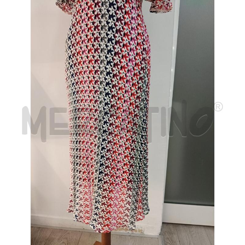 VESTITO DONNA DIFF TESSIILE CROCHET ROSSO BLU BIANCO | Mercatino dell'Usato Roma gregorio vii 3
