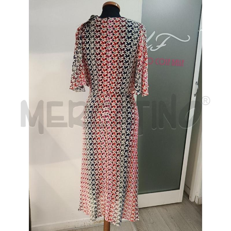VESTITO DONNA DIFF TESSIILE CROCHET ROSSO BLU BIANCO | Mercatino dell'Usato Roma gregorio vii 4