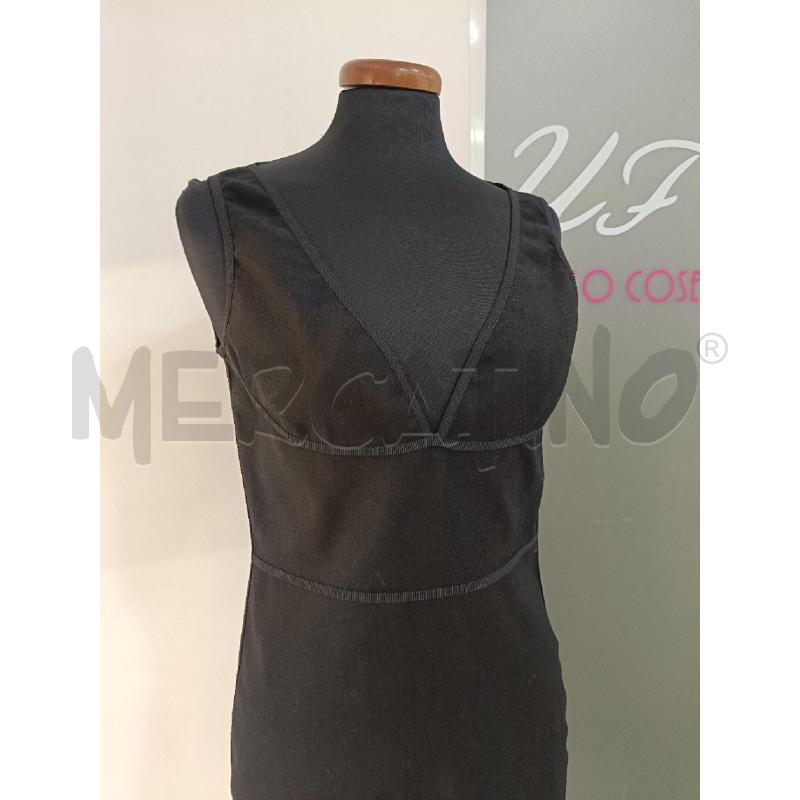 VESTITO DONNA DSQUARED NERO TESS ELASTICIZZATO SMANICATO | Mercatino dell'Usato Roma gregorio vii 2