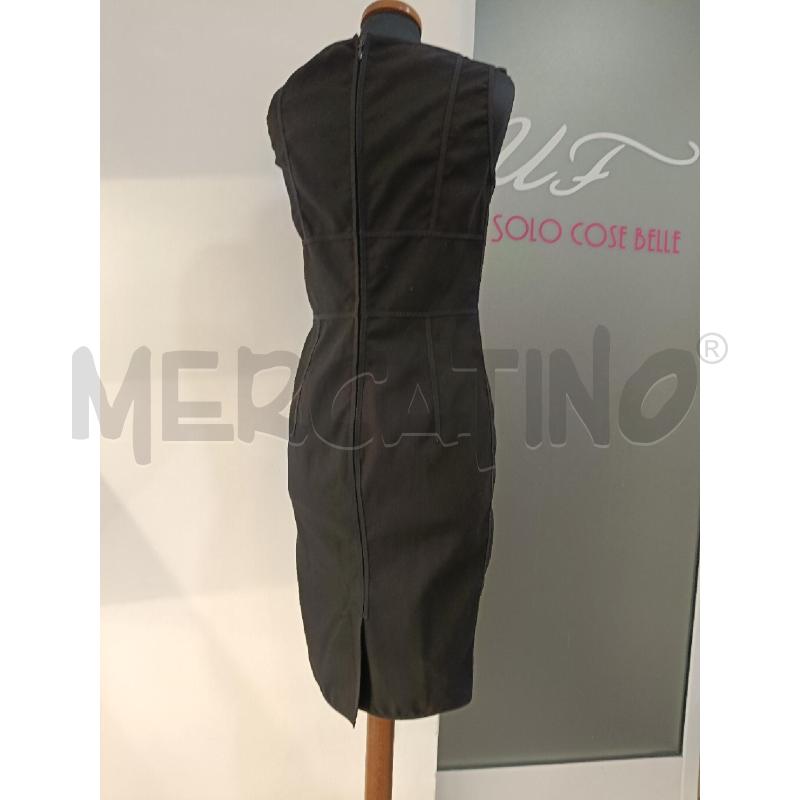 VESTITO DONNA DSQUARED NERO TESS ELASTICIZZATO SMANICATO | Mercatino dell'Usato Roma gregorio vii 4