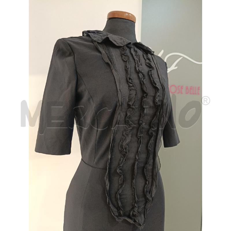 VESTITO DONNA ELISABETTA FRANCHI NERO ROUGES COLLO | Mercatino dell'Usato Roma gregorio vii 2