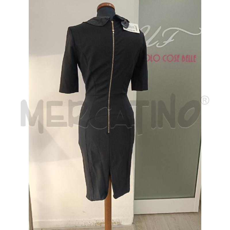 VESTITO DONNA ELISABETTA FRANCHI NERO ROUGES COLLO | Mercatino dell'Usato Roma gregorio vii 4
