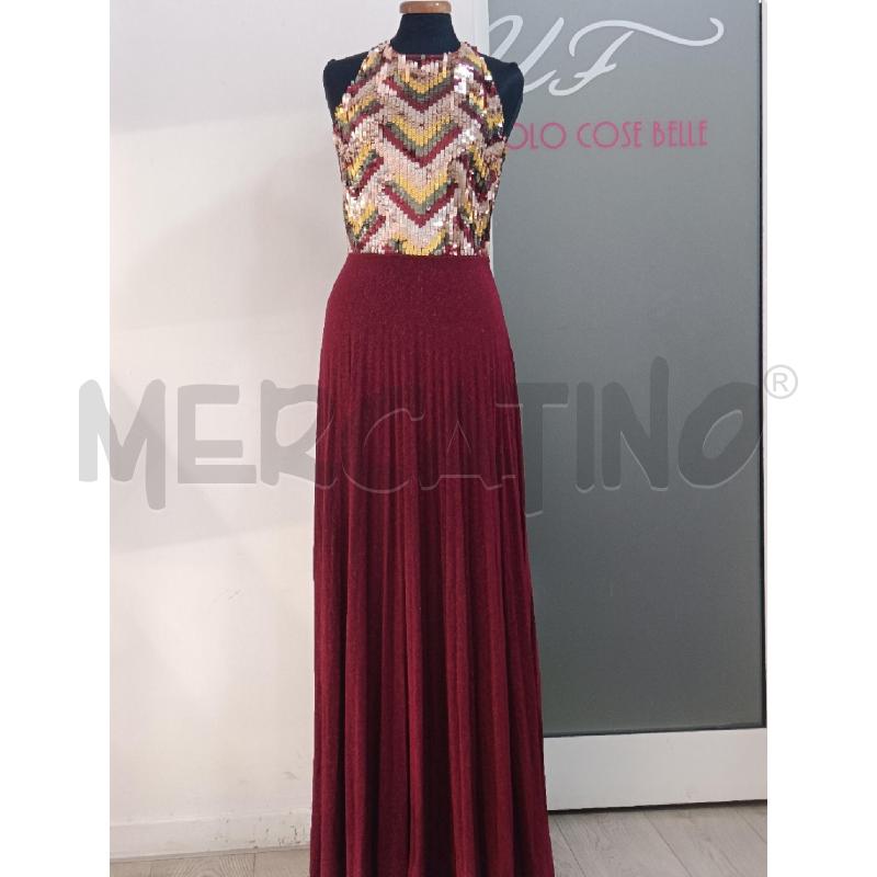 VESTITO DONNA ELISABETTA FRANCHI ROSSA PAILLETTE | Mercatino dell'Usato Roma gregorio vii 1