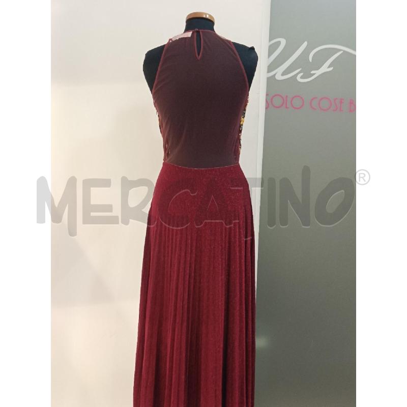 VESTITO DONNA ELISABETTA FRANCHI ROSSA PAILLETTE | Mercatino dell'Usato Roma gregorio vii 3