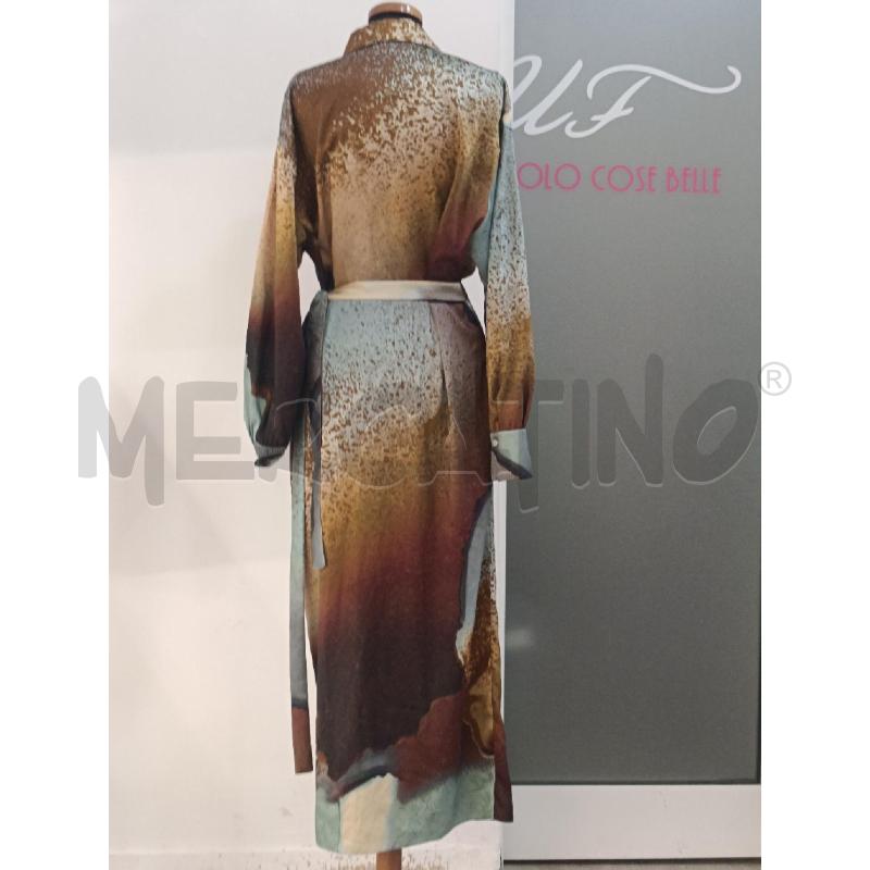 VESTITO DONNA EMME MARELLA MARRONE CELESTE | Mercatino dell'Usato Roma gregorio vii 3