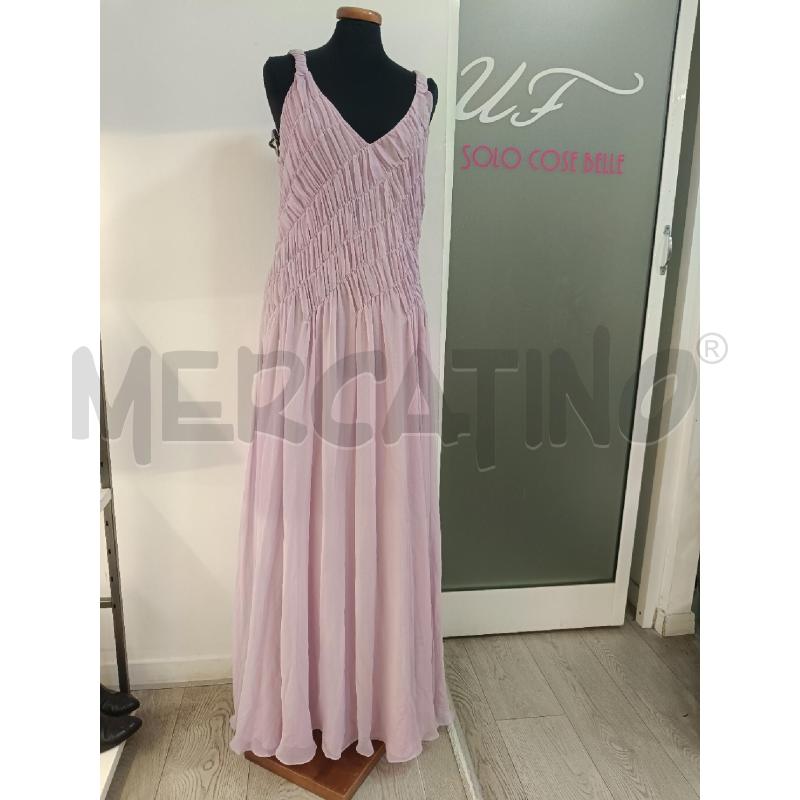 VESTITO DONNA EMPORIO ARMANI LILLA SETA | Mercatino dell'Usato Roma gregorio vii 1