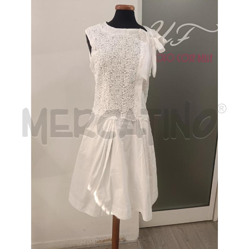 VESTITO DONNA ERMANNO SCERVINO BIANCO FIORI | Mercatino dell'Usato Roma gregorio vii 1