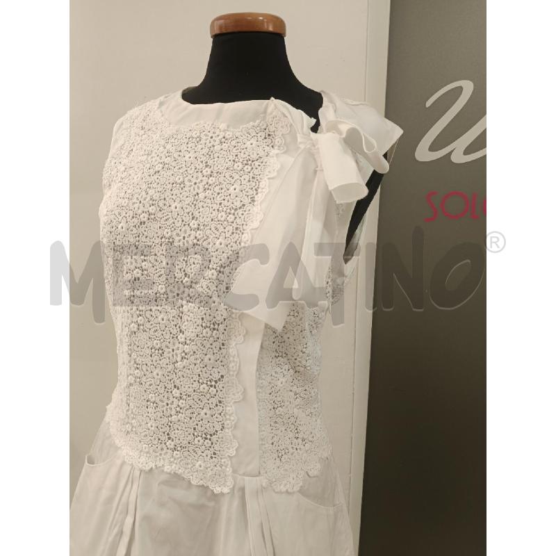 VESTITO DONNA ERMANNO SCERVINO BIANCO FIORI | Mercatino dell'Usato Roma gregorio vii 2