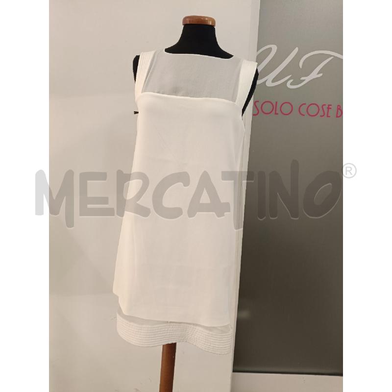 VESTITO DONNA ERMANNO SCERVINO BIANCO INT TRASP | Mercatino dell'Usato Roma gregorio vii 1