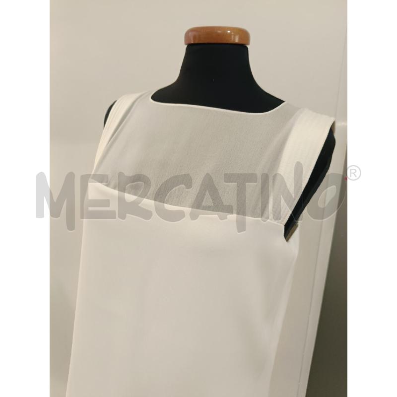 VESTITO DONNA ERMANNO SCERVINO BIANCO INT TRASP | Mercatino dell'Usato Roma gregorio vii 2