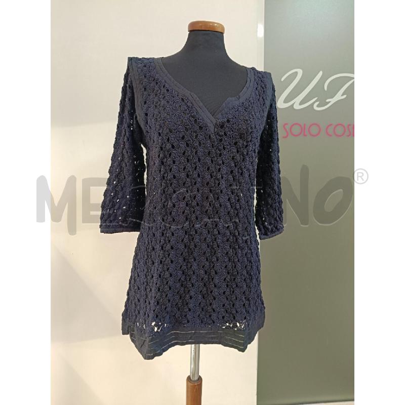 VESTITO DONNA ERMANNO SCERVINO BLU RICAMI | Mercatino dell'Usato Roma gregorio vii 1