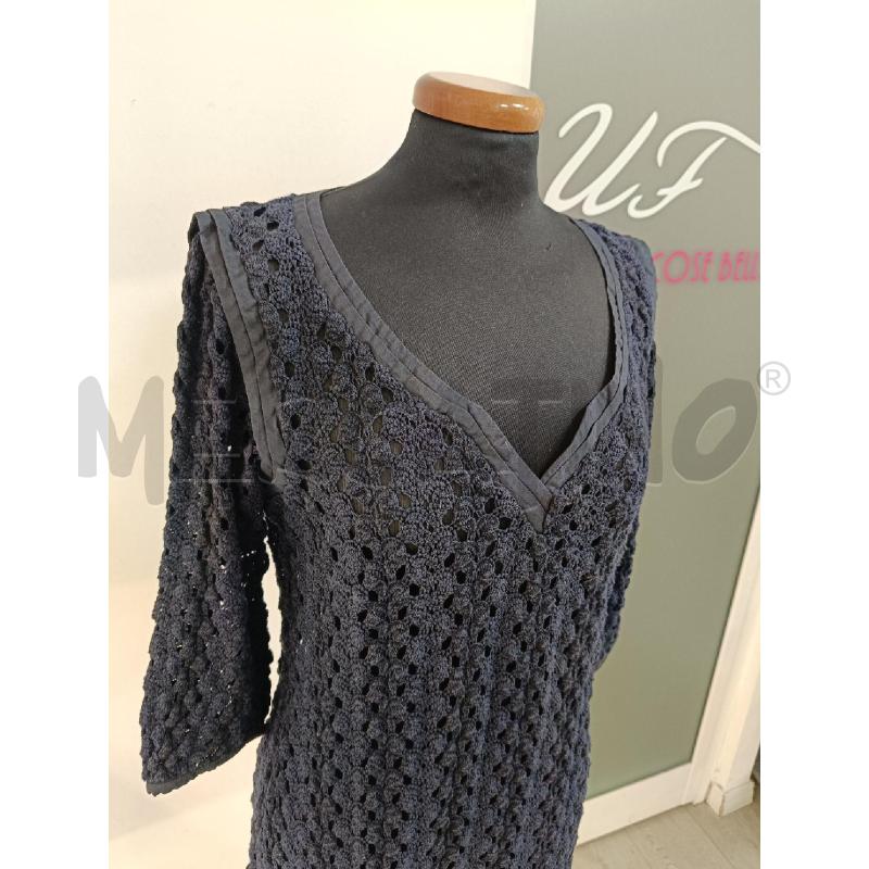 VESTITO DONNA ERMANNO SCERVINO BLU RICAMI | Mercatino dell'Usato Roma gregorio vii 2