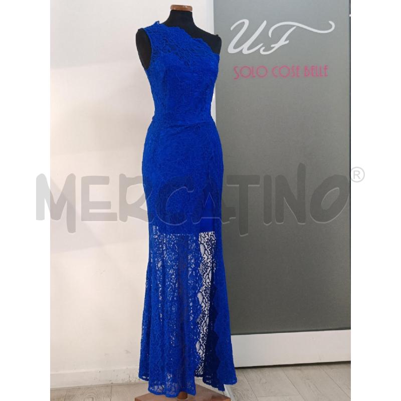 VESTITO DONNA FLAVIO CASTELLANI BLU ELETTRICO TRAFORATO | Mercatino dell'Usato Roma gregorio vii 1