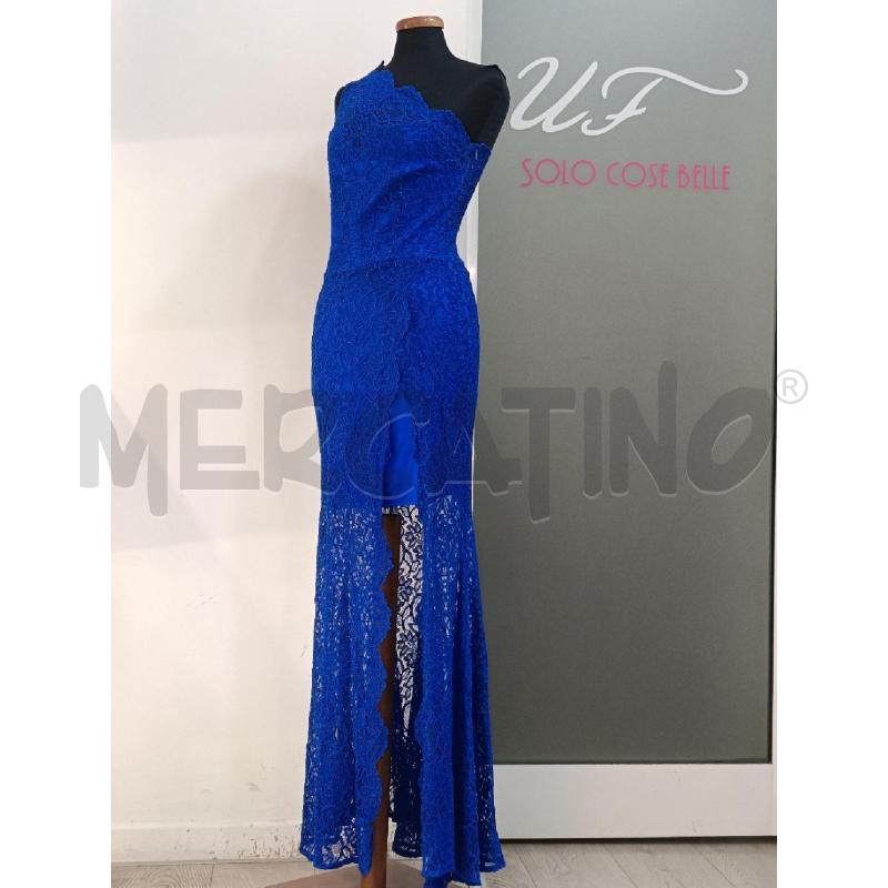 VESTITO DONNA FLAVIO CASTELLANI BLU ELETTRICO TRAFORATO | Mercatino dell'Usato Roma gregorio vii 2
