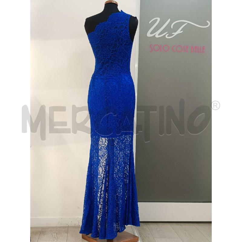 VESTITO DONNA FLAVIO CASTELLANI BLU ELETTRICO TRAFORATO | Mercatino dell'Usato Roma gregorio vii 3