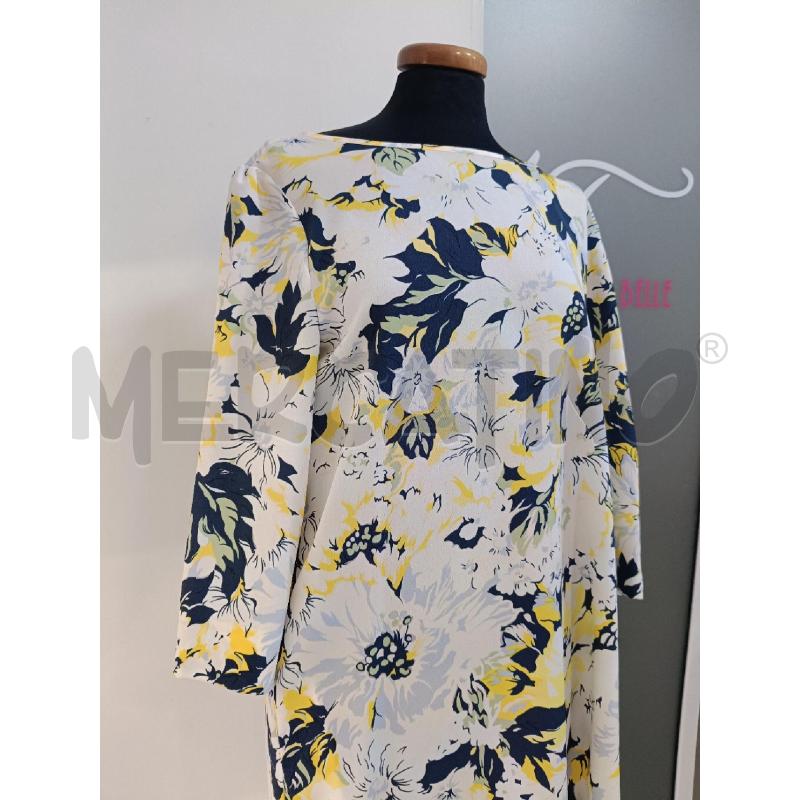 VESTITO DONNA INTREND GIALLO FIORI | Mercatino dell'Usato Roma gregorio vii 2