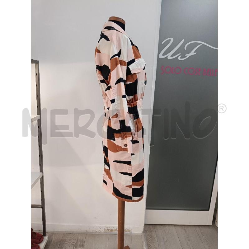 VESTITO DONNA INTREND ROSA ZEBRATO | Mercatino dell'Usato Roma gregorio vii 3