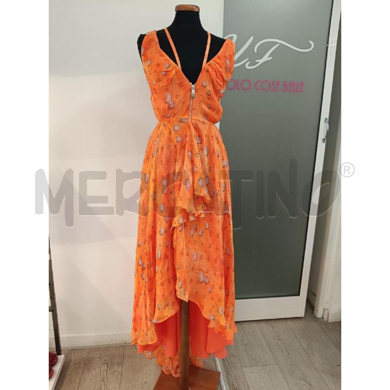 VESTITO DONNA JOHN RICHMOND ARANCIONE FANTASIA LUNGO | Mercatino dell'Usato Roma gregorio vii 1