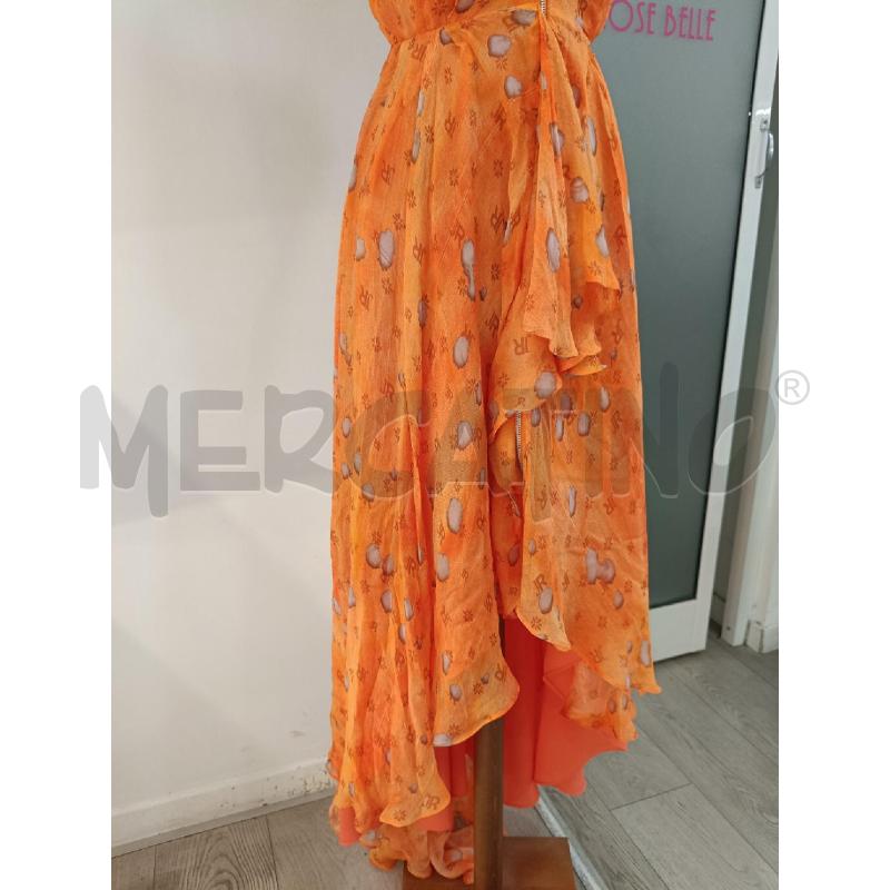 VESTITO DONNA JOHN RICHMOND ARANCIONE FANTASIA LUNGO | Mercatino dell'Usato Roma gregorio vii 3