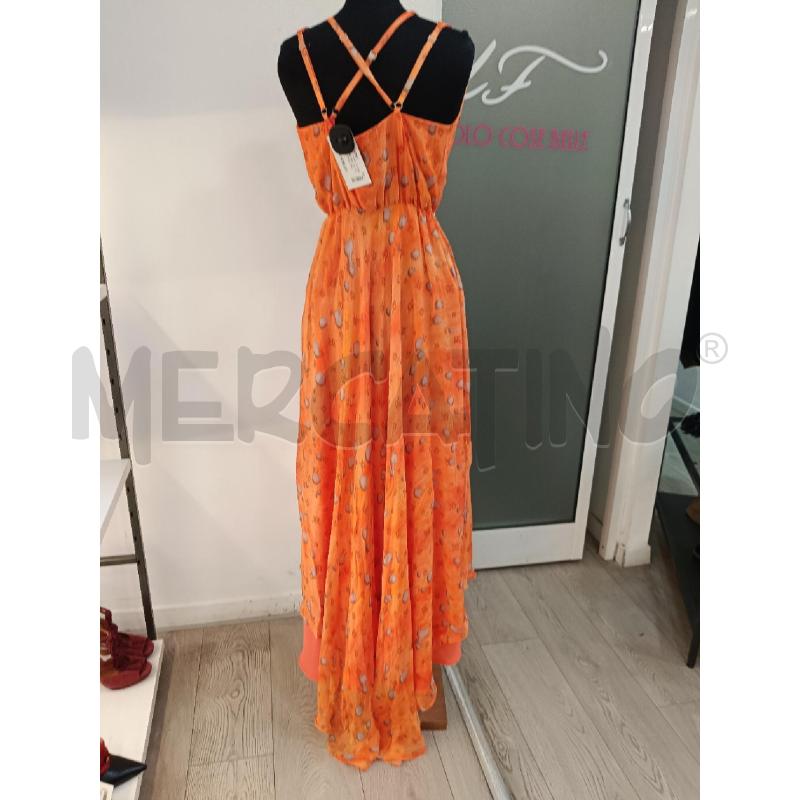 VESTITO DONNA JOHN RICHMOND ARANCIONE FANTASIA LUNGO | Mercatino dell'Usato Roma gregorio vii 4