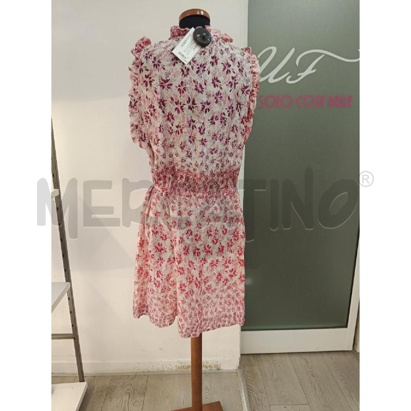 VESTITO DONNA LIU JO BEIGE FIORI FUCSIA SETA | Mercatino dell'Usato Roma gregorio vii 4