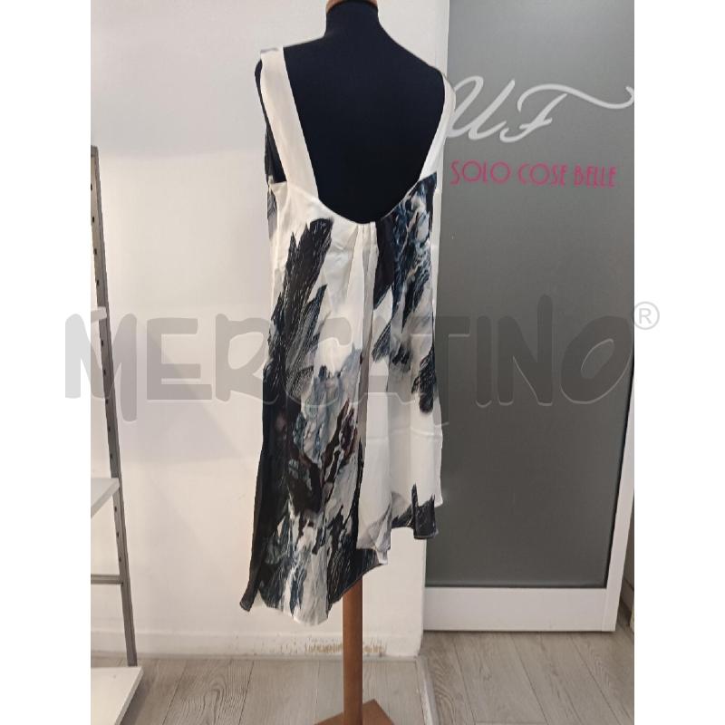 VESTITO DONNA MALLONI GRAY BIACNO NERO | Mercatino dell'Usato Roma gregorio vii 4