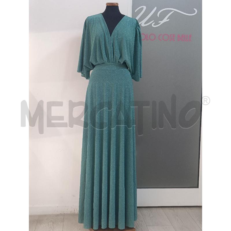 VESTITO DONNA MANUELA RIVA LUREX VERDE | Mercatino dell'Usato Roma gregorio vii 1