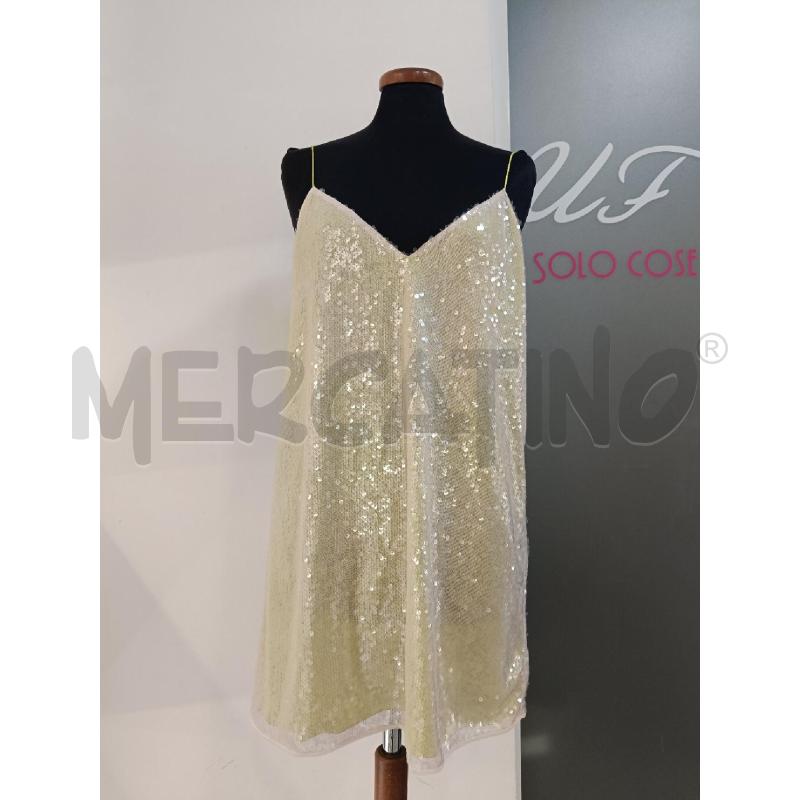 VESTITO DONNA MARIA VITTORIA PAOLILLO LIME PAILLETTES | Mercatino dell'Usato Roma gregorio vii 1