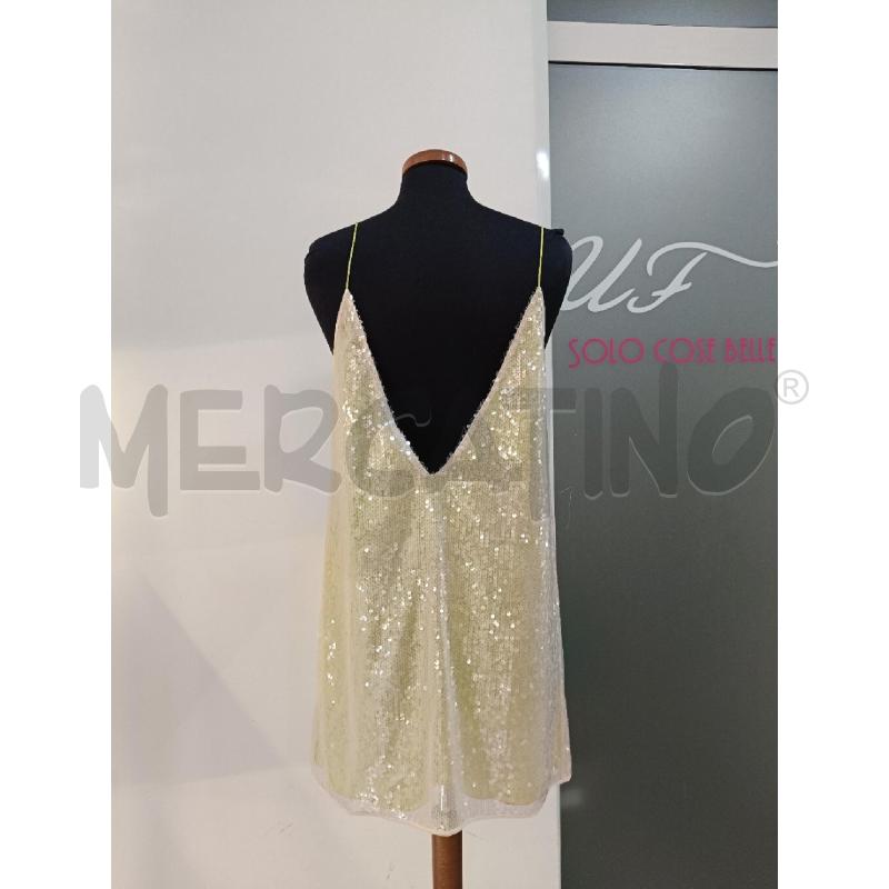 VESTITO DONNA MARIA VITTORIA PAOLILLO LIME PAILLETTES | Mercatino dell'Usato Roma gregorio vii 3