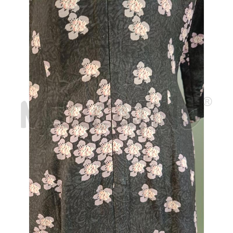 VESTITO DONNA MARNI NERO FIORI ROSA | Mercatino dell'Usato Roma gregorio vii 4