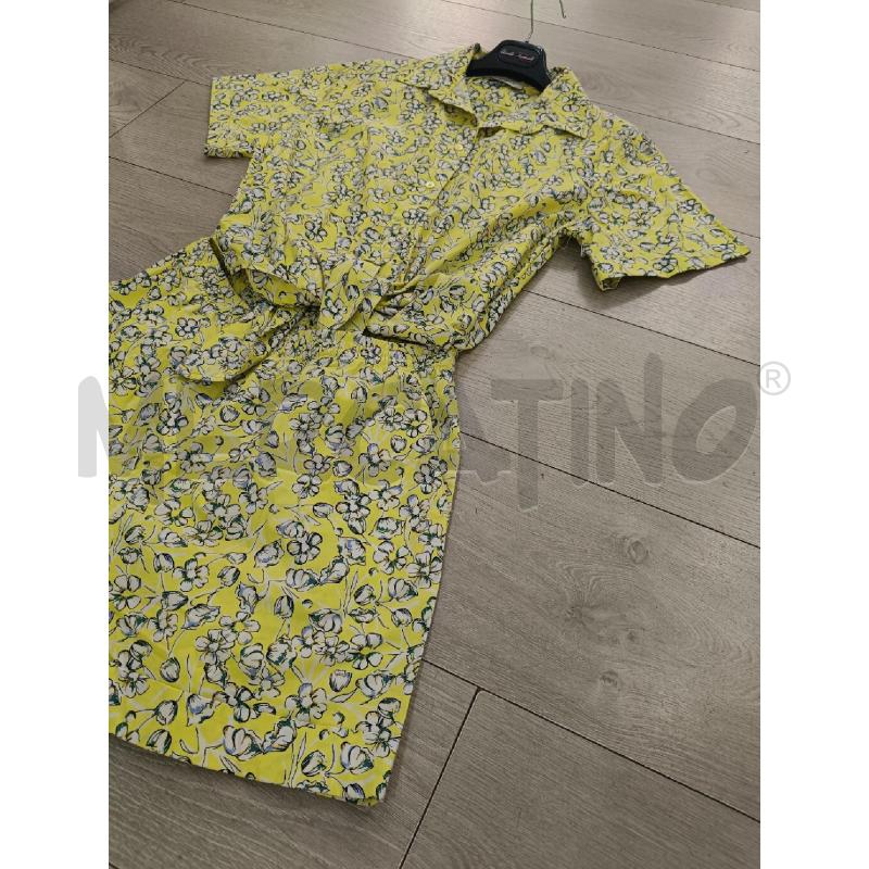 VESTITO DONNA MAX&CO GIALLO FIORELLINI | Mercatino dell'Usato Roma gregorio vii 2
