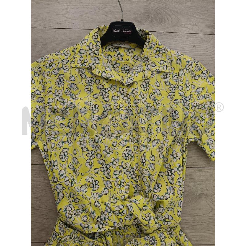 VESTITO DONNA MAX&CO GIALLO FIORELLINI | Mercatino dell'Usato Roma gregorio vii 4