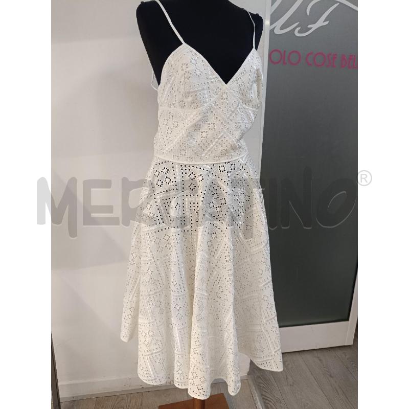 VESTITO DONNA MAX MARA BIANCO TRAF MISTO LINO | Mercatino dell'Usato Roma gregorio vii 1
