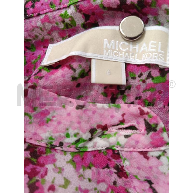 VESTITO DONNA MICHAEL KORS ROSA FLOREALE | Mercatino dell'Usato Roma gregorio vii 4
