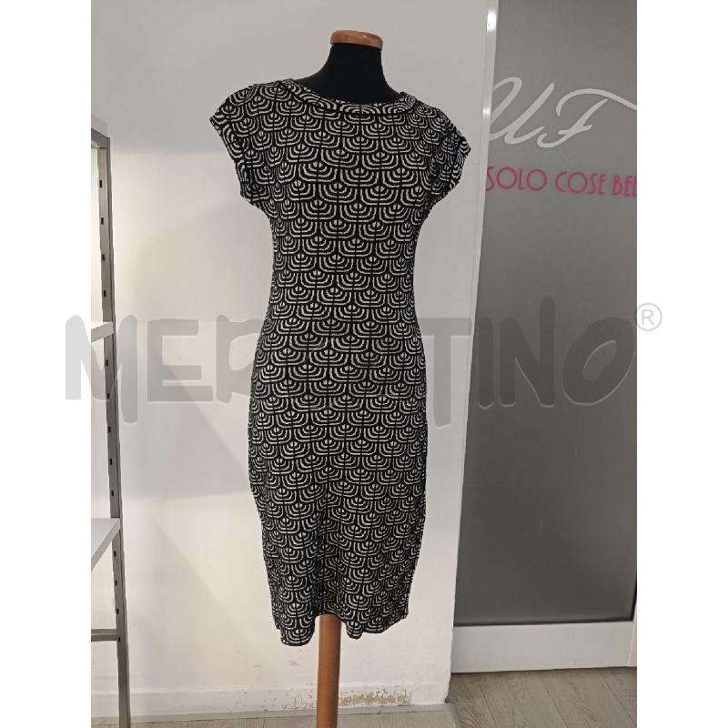 VESTITO DONNA MISSONI FANTASIA NERO BIANCO  | Mercatino dell'Usato Roma gregorio vii 1
